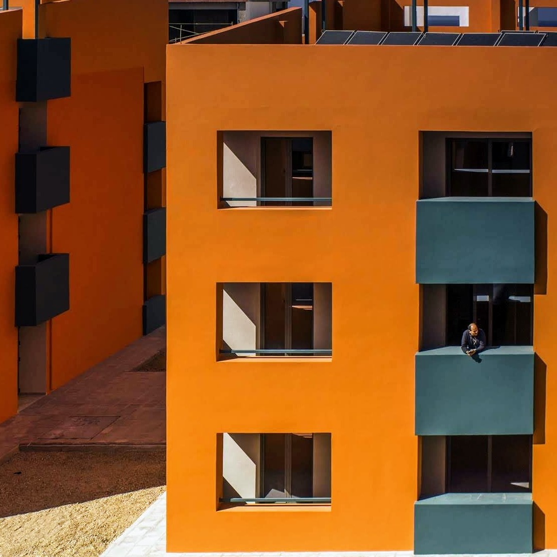 Kyriakos Katsigarakis during the installation of controllers at the student dormitory
