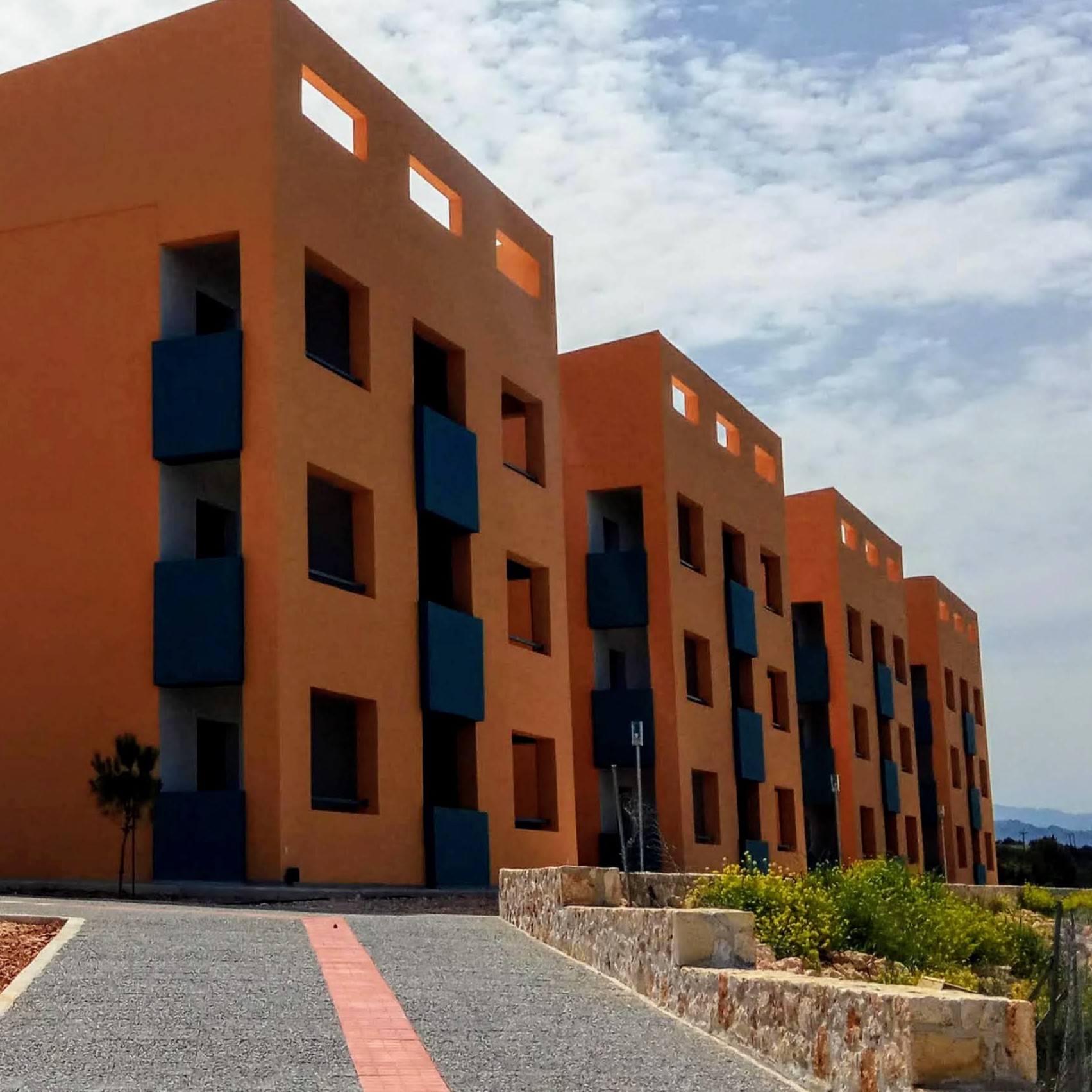 Phase C buildings of the student dormitory